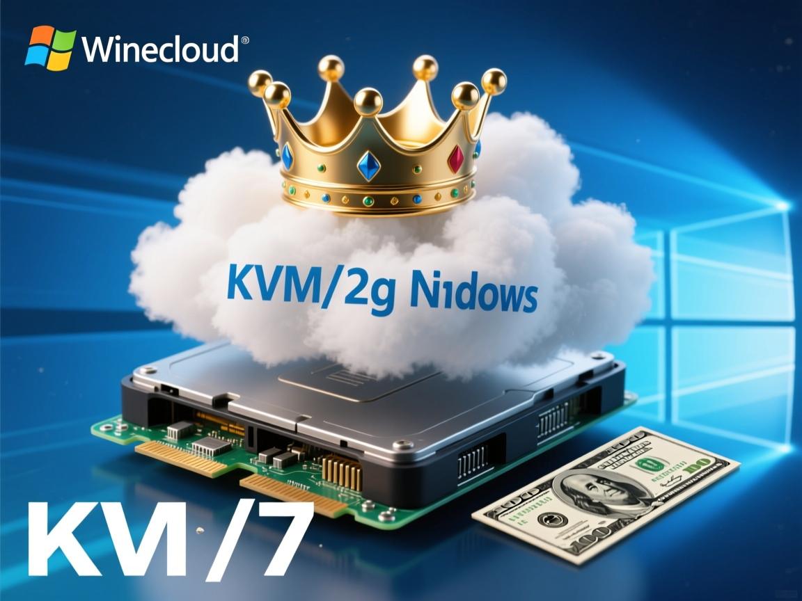 crowncloud-7美元/KVM/2g内存/30g硬盘/3T流量/Windows