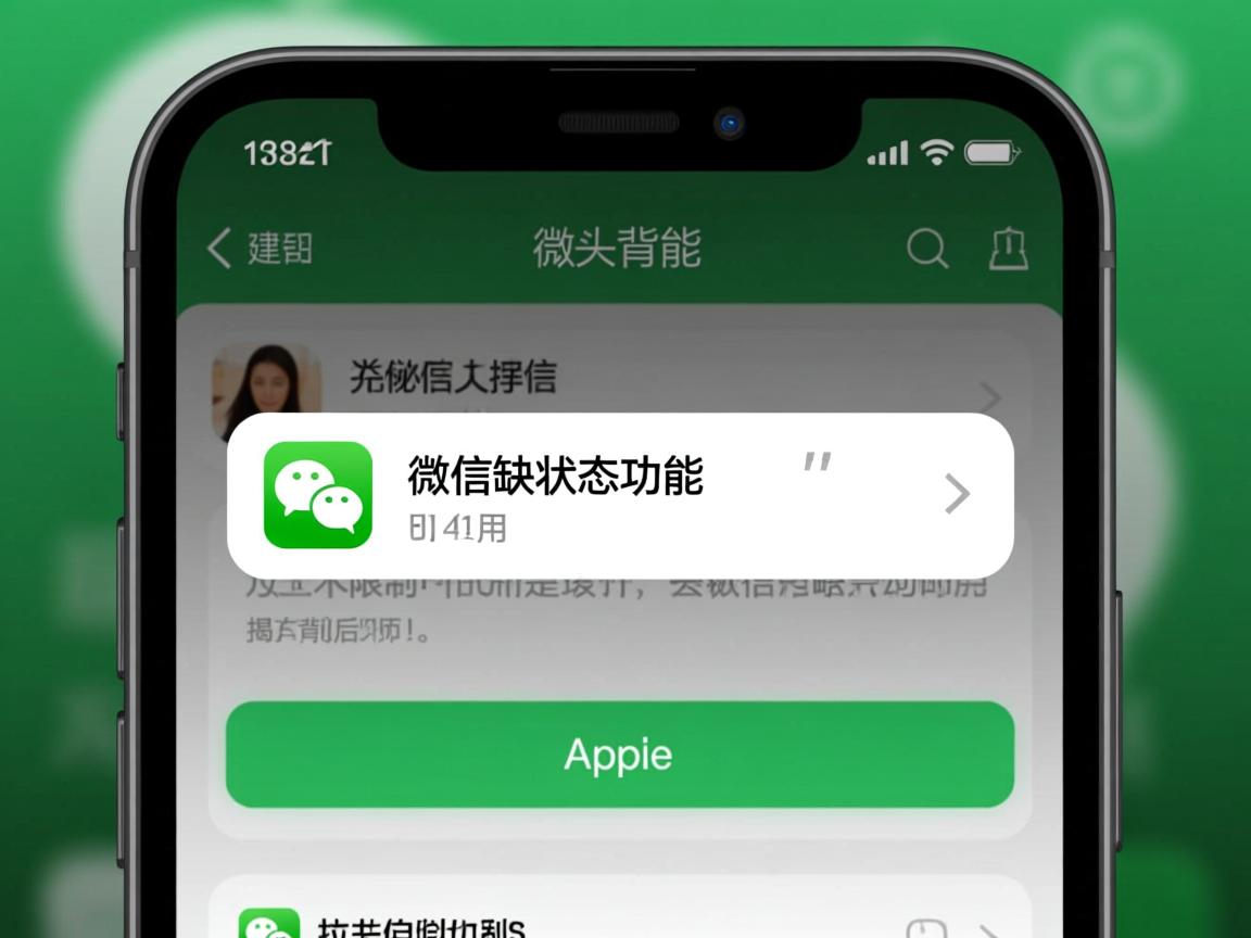 苹果微信为何缺失状态功能？是技术限制还是策略调整？揭秘背后原因！  第2张