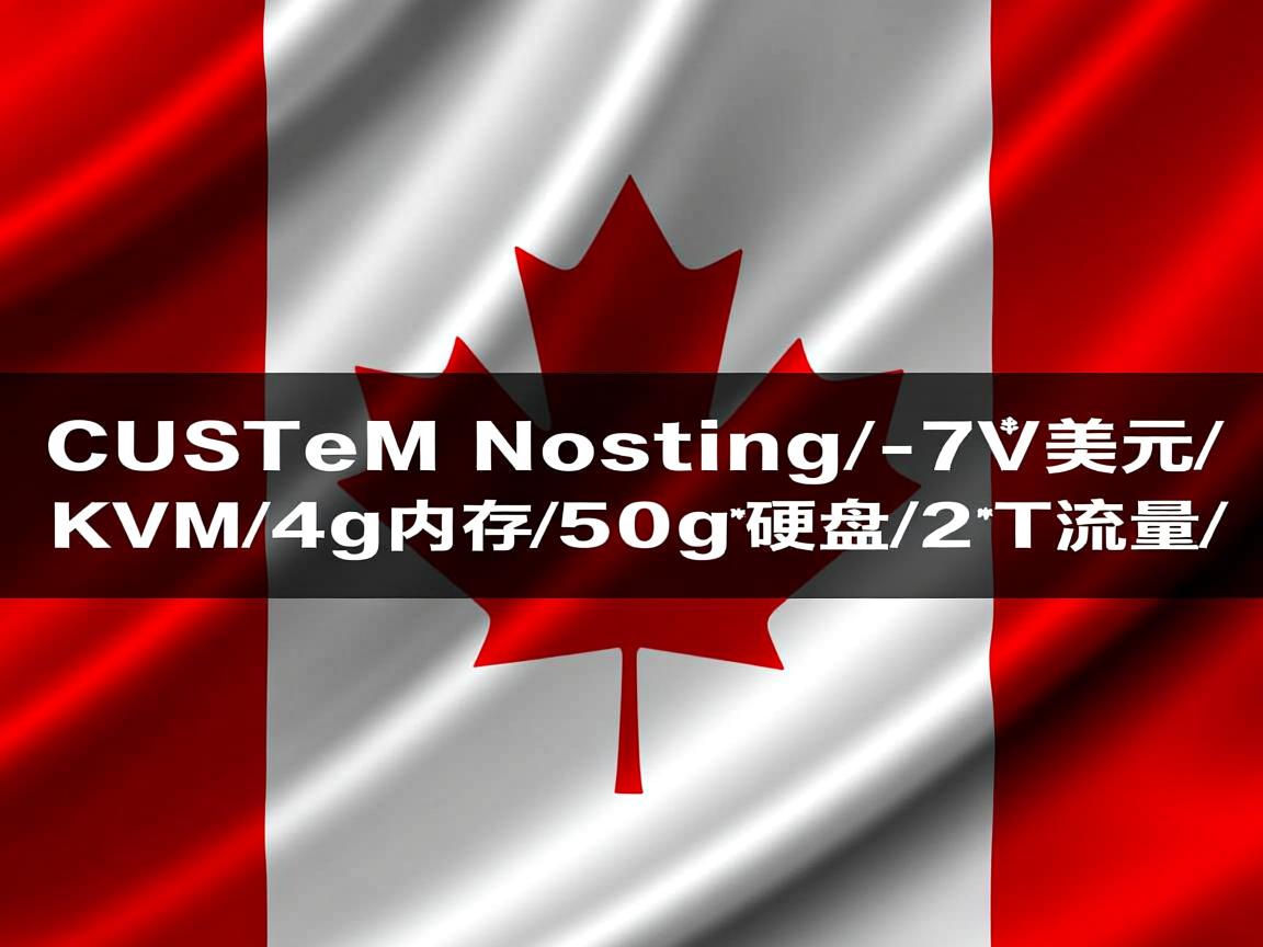 mycustomhosting-7美元/KVM/4g内存/50g硬盘/2T流量/加拿大