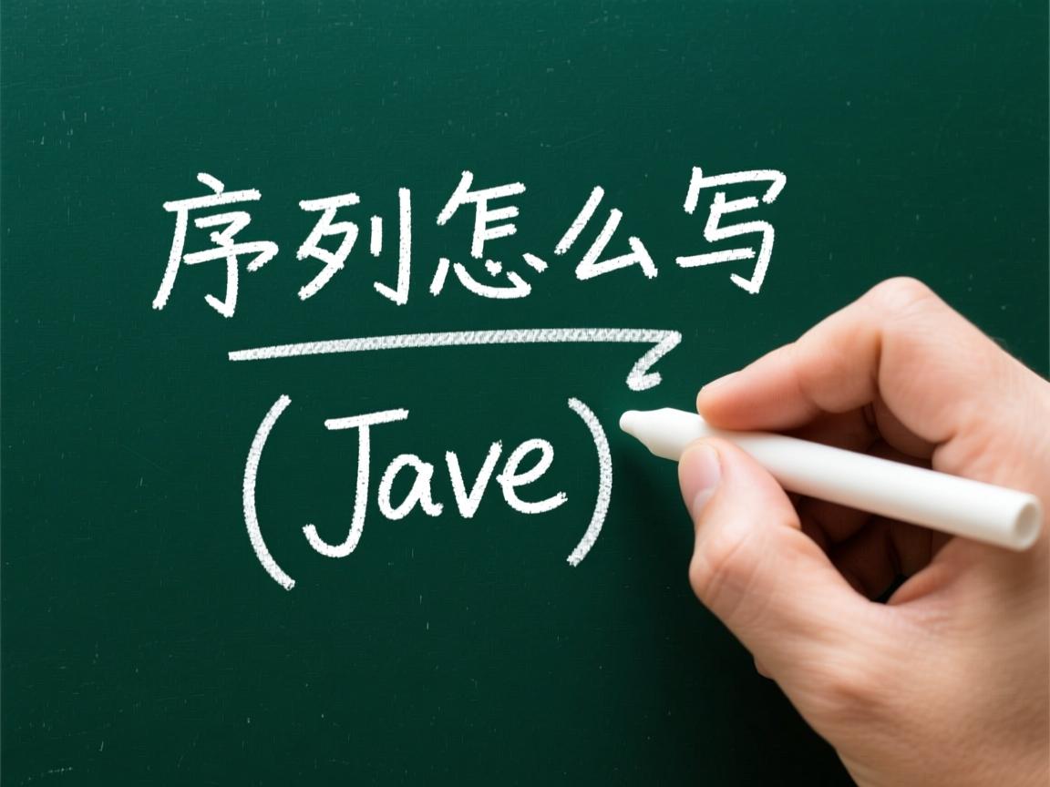 java序列怎么写