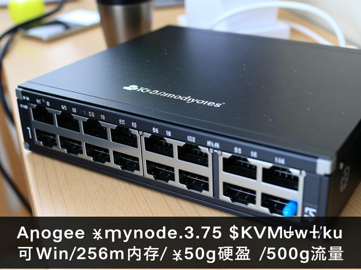 anynode-3.75$/KVM/可Win/256m内存/30g硬盘/500g流量