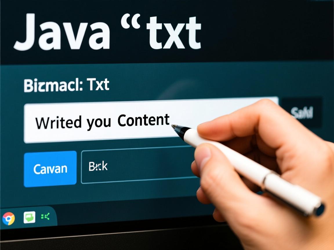 java怎么在txt写入内容  第2张