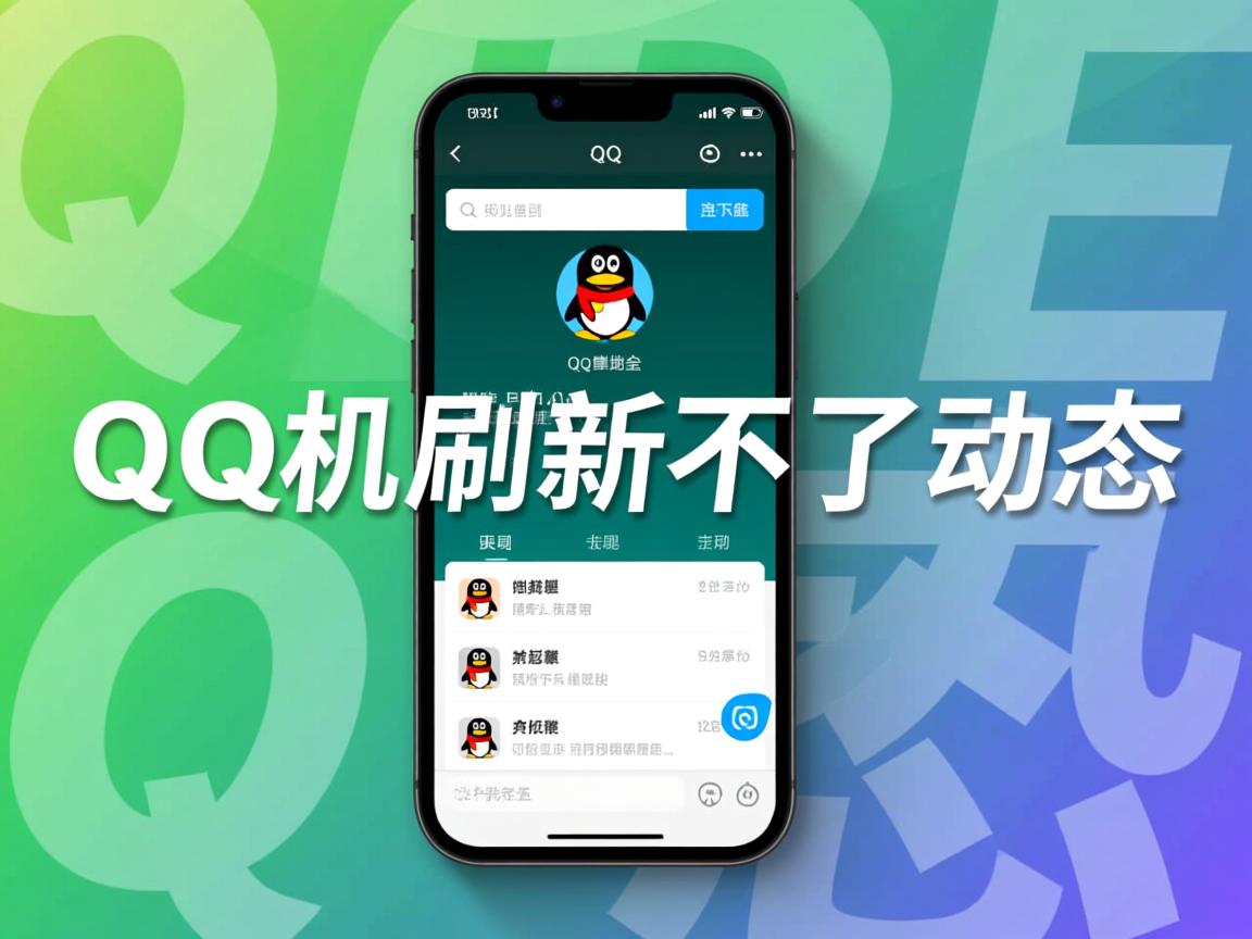 为什么qq手机上刷新不了动态
