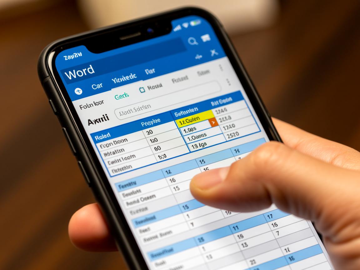 为什么手机不能看word表格