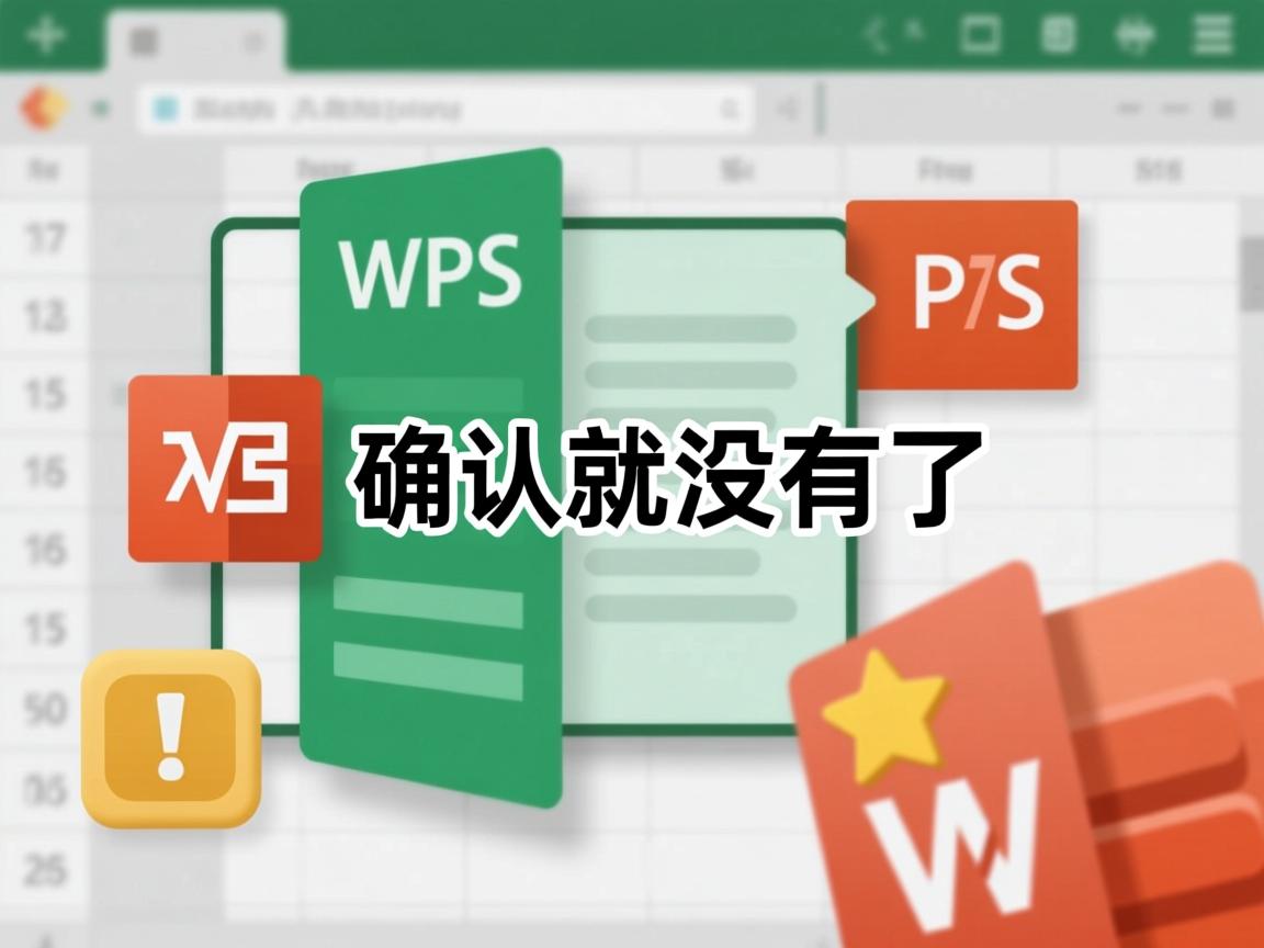 wps表格为什么确认就没有了  第1张
