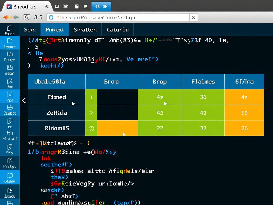 html如何编写表格  第2张