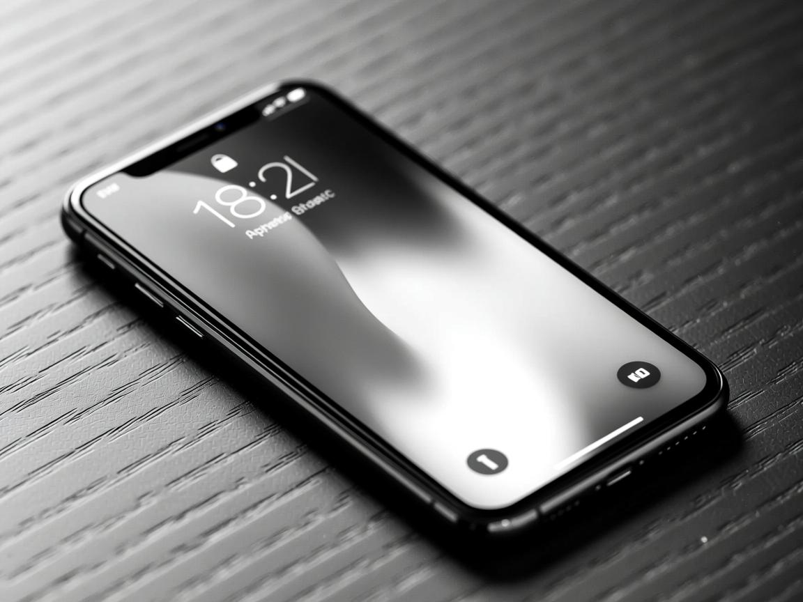 苹果x屏幕为什么变成黑白色