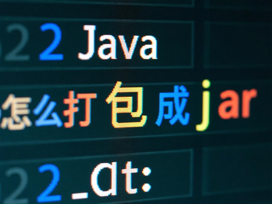 java怎么打包成jar