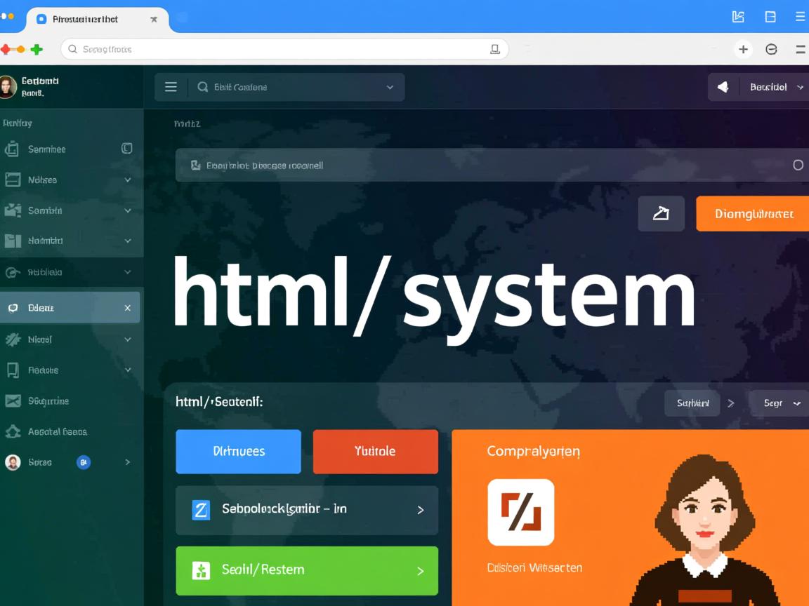 如何用html做一个系统  第2张