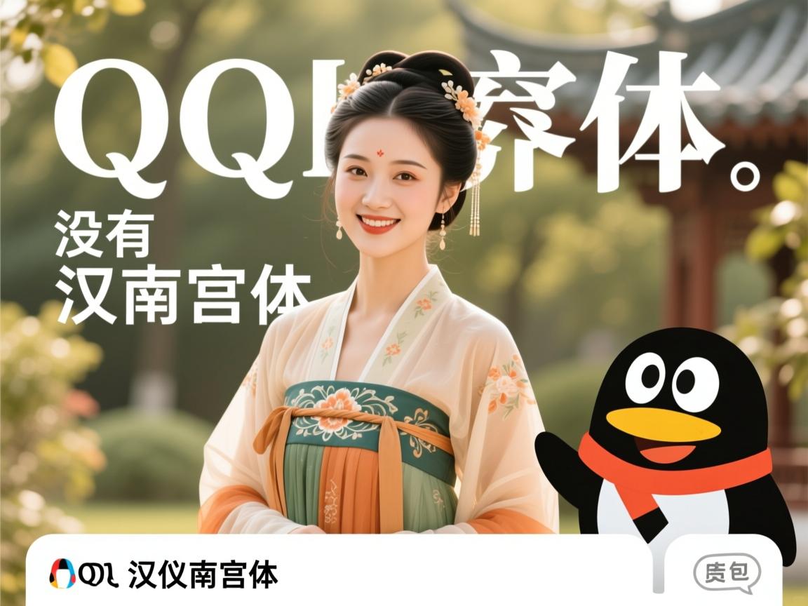 为什么QQ里没有汉仪南宫体