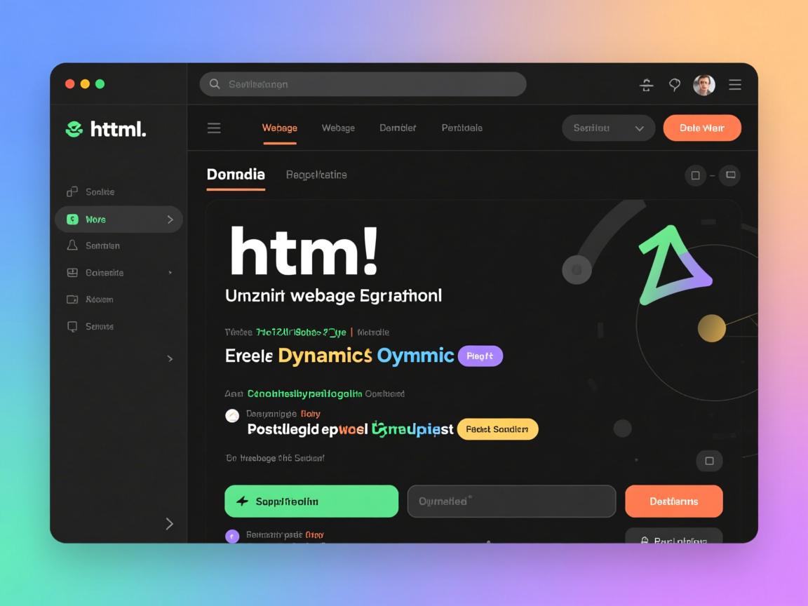 如何在动态网页写html  第2张