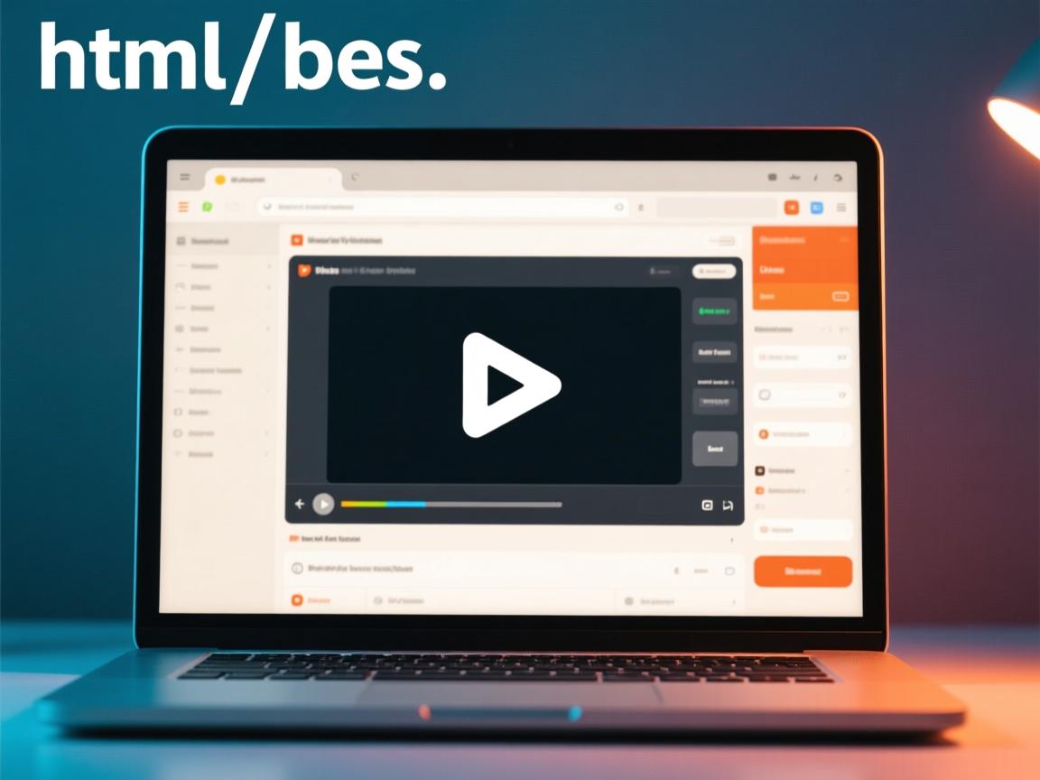 如何做一个html视频  第1张