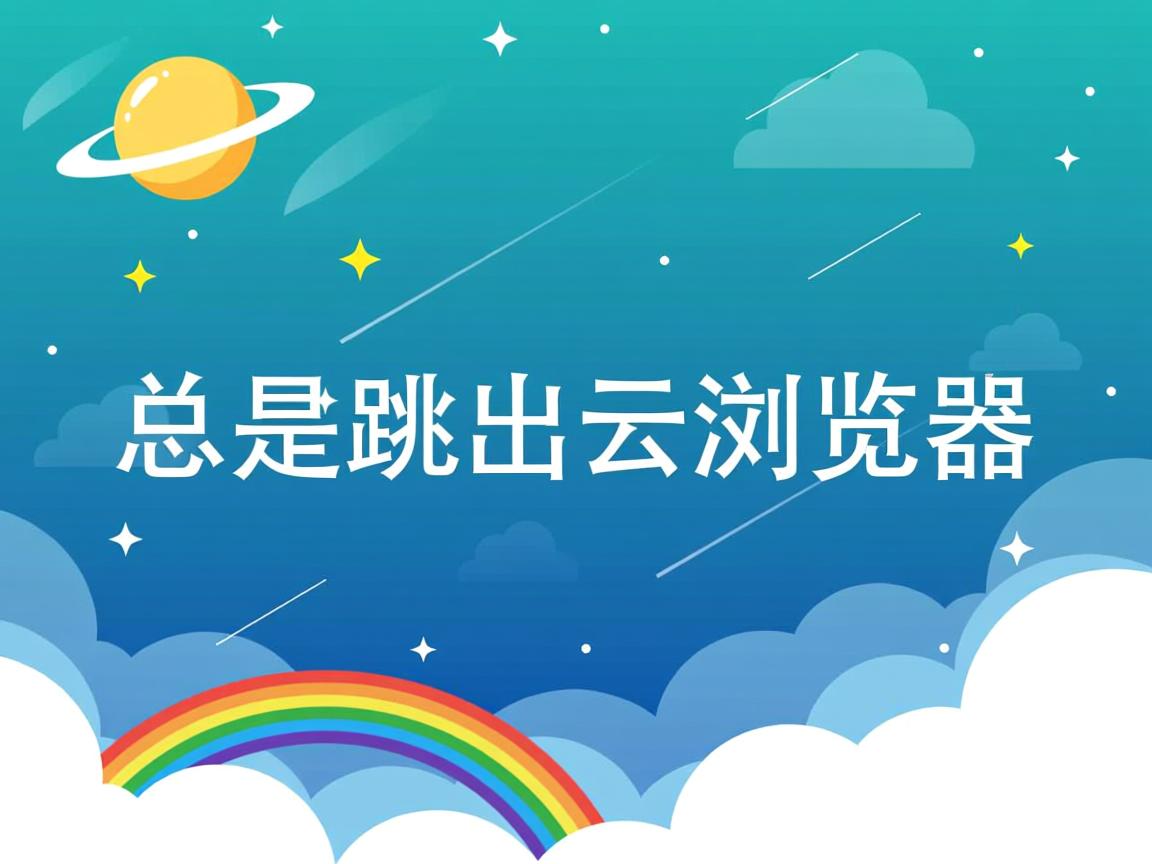 为什么总是跳出云浏览器  第3张