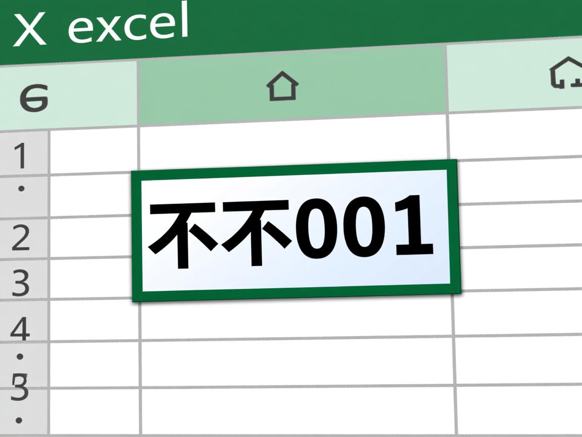 为什么excel表格中输不了001