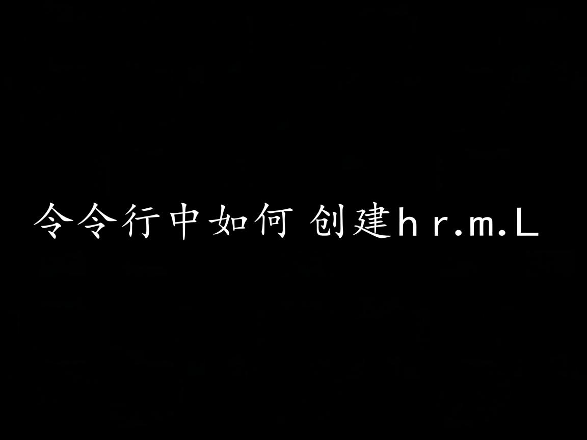 命令行中如何创建html  第1张