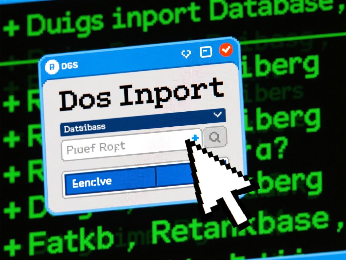 怎么在dos里导入数据库  第2张