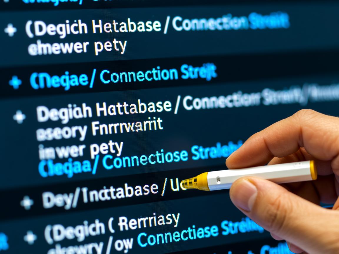 怎么修改数据库连接字符串 第2张 怎么修改数据库连接字符串 第2张