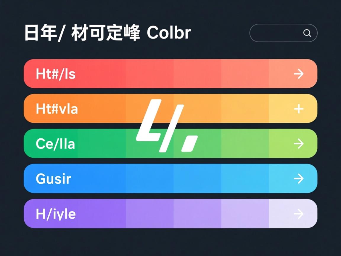 html标签如何自定义颜色  第1张