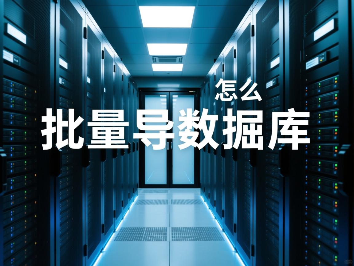 数据库怎么批量导数据库