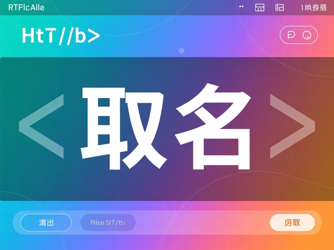 html如何取名 第1张 html如何取名 第1张