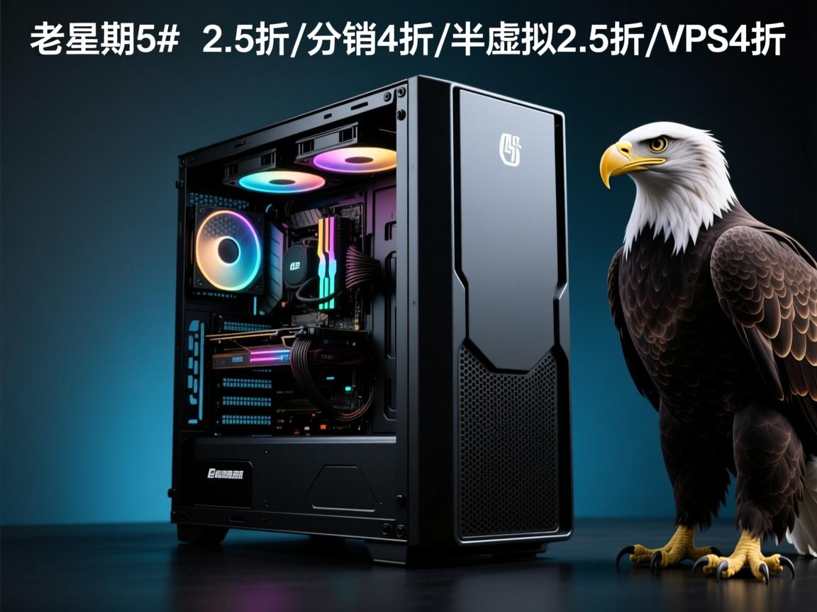 #黑色星期5#：老鹰主机-主机2.5折/分销4折/半虚拟主机2.5折/VPS4折