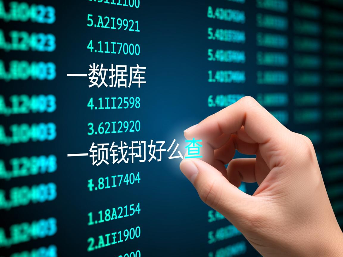 查数据库一条字段怎么查