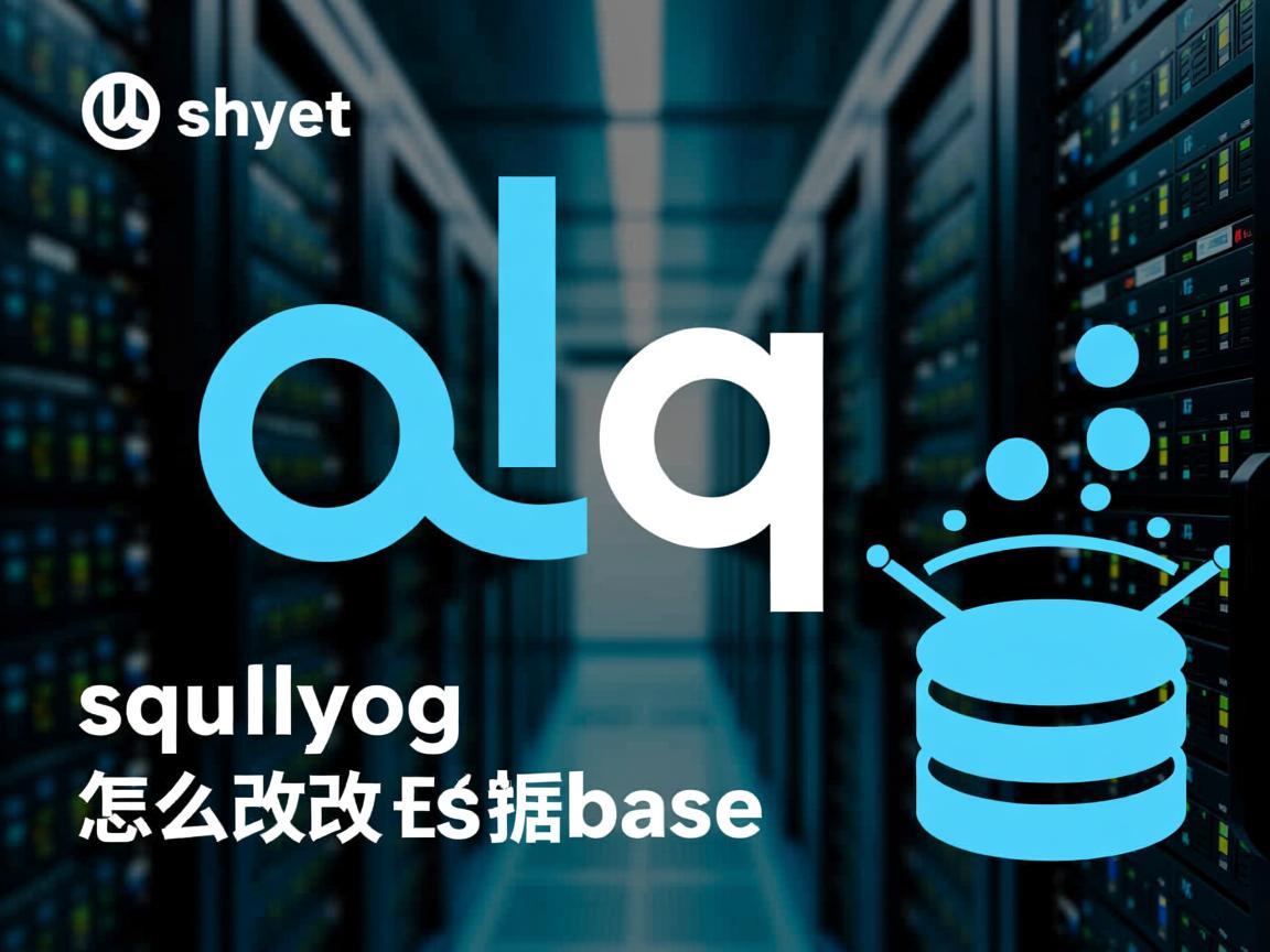 sqlyog怎么修改数据库 第1张 sqlyog怎么修改数据库 第1张
