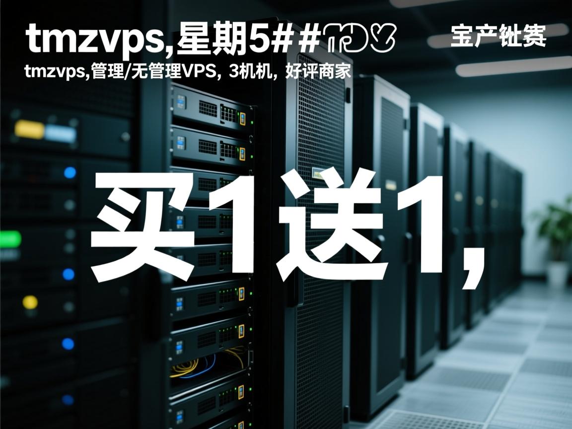 #黑色星期5#：tmzvps,管理/无管理VPS,买1送1,3机房,好评商家