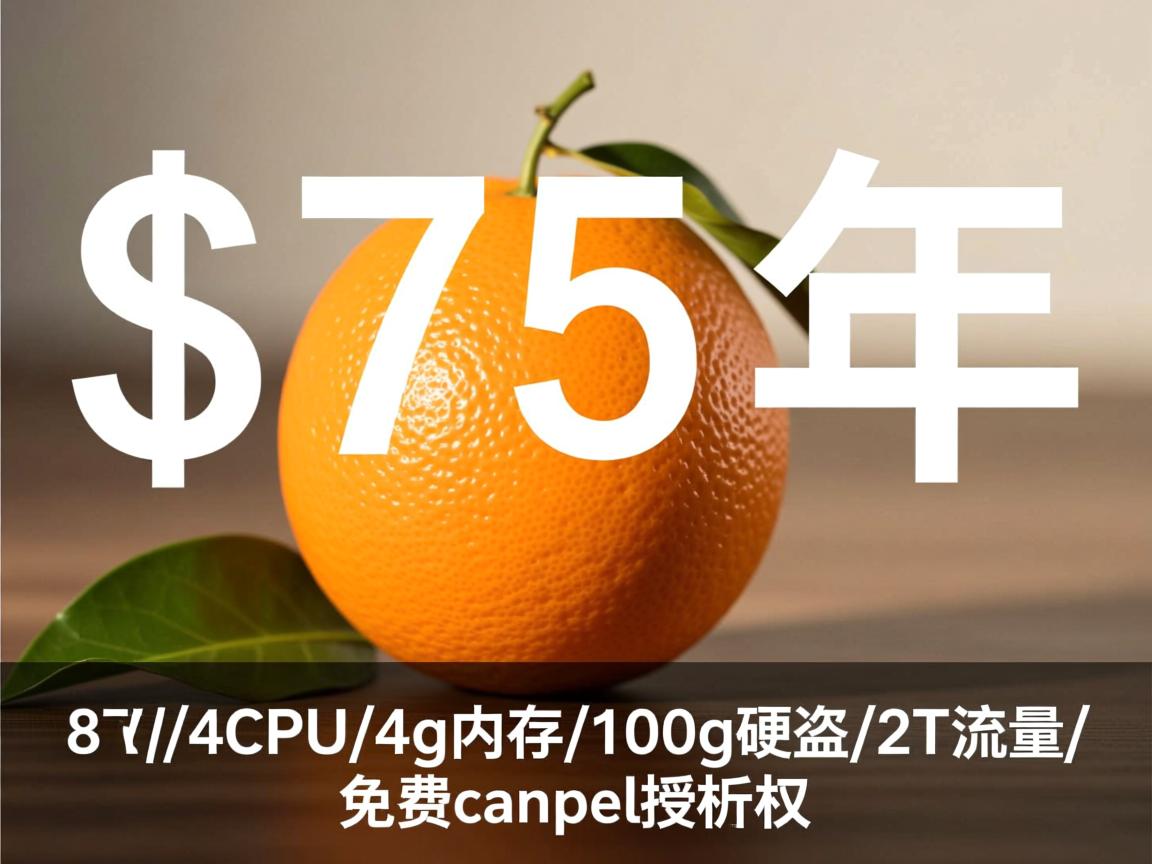 asmallorange-$75/年/4CPU/4g内存/100g硬盘/2T流量/免费cpanel授权