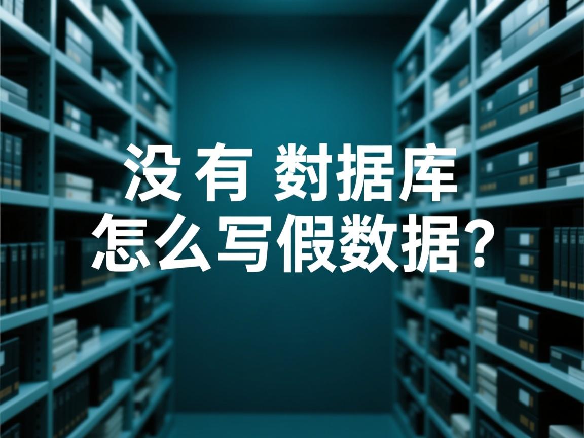 java没有数据库怎么写假数据 第1张 java没有数据库怎么写假数据 第1张