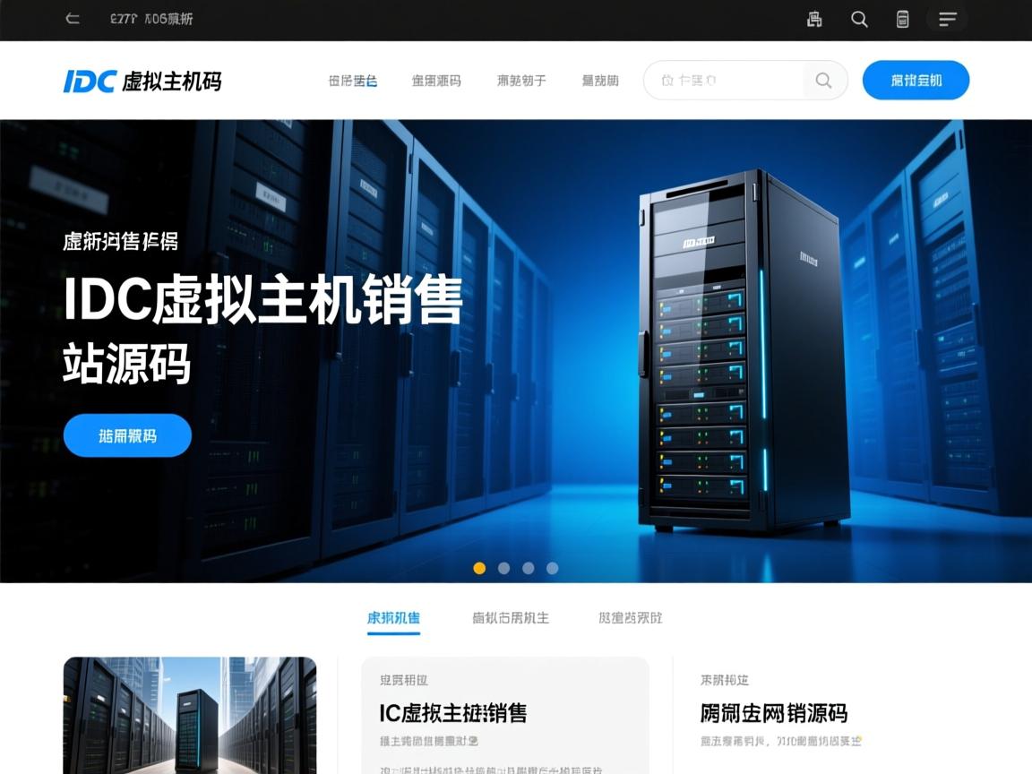 精美IDC虚拟主机销售网站源码  第3张