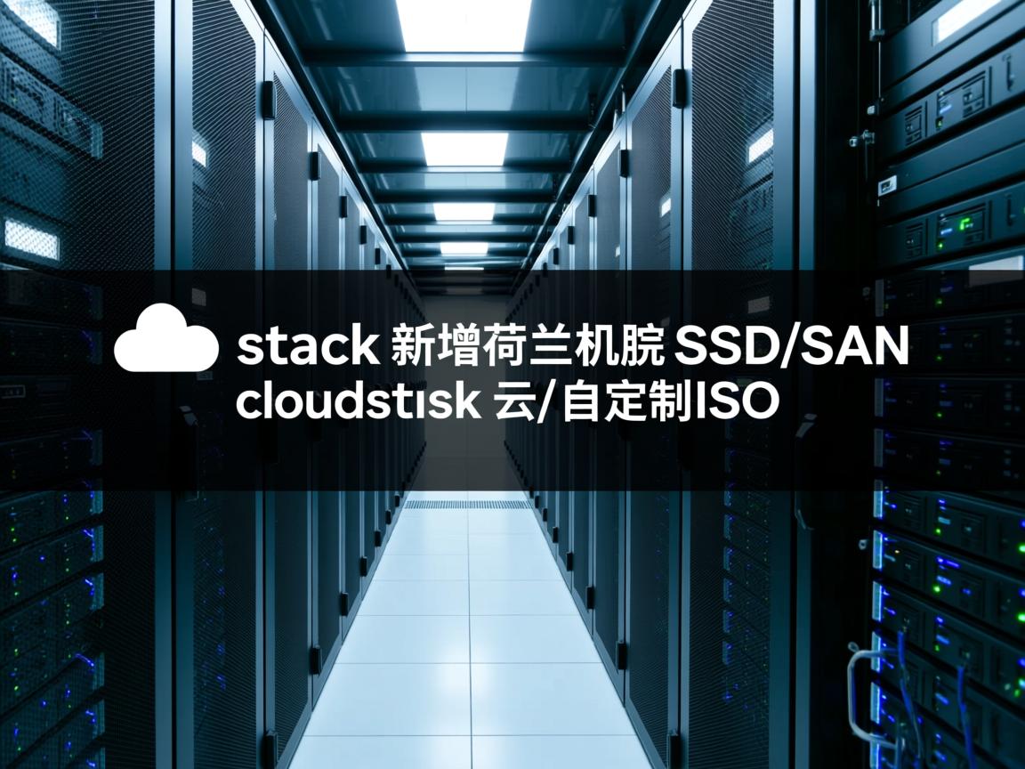 iwstack：新增荷兰机房/SSD/SAN/cloudstack云/自定义ISO