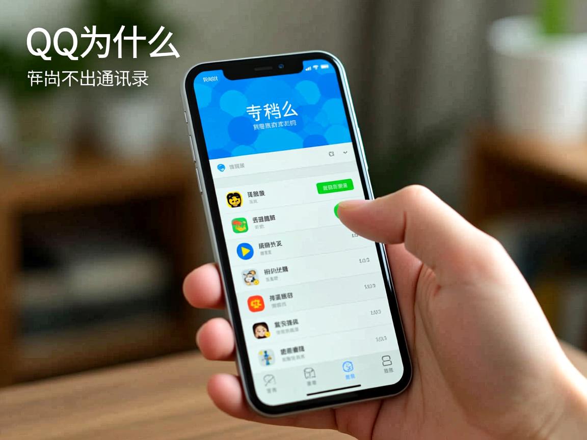 QQ为什么刷不出通讯录  第1张