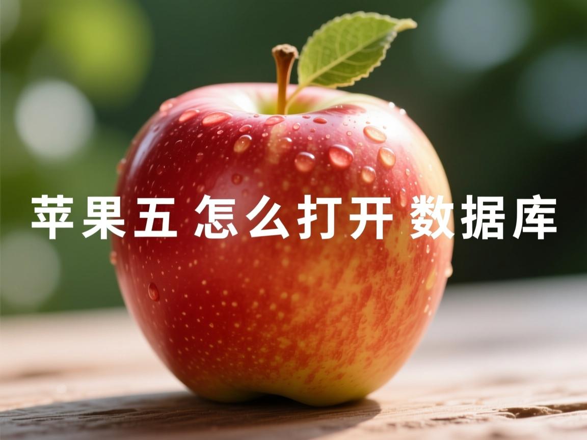 苹果五怎么打开数据库  第1张