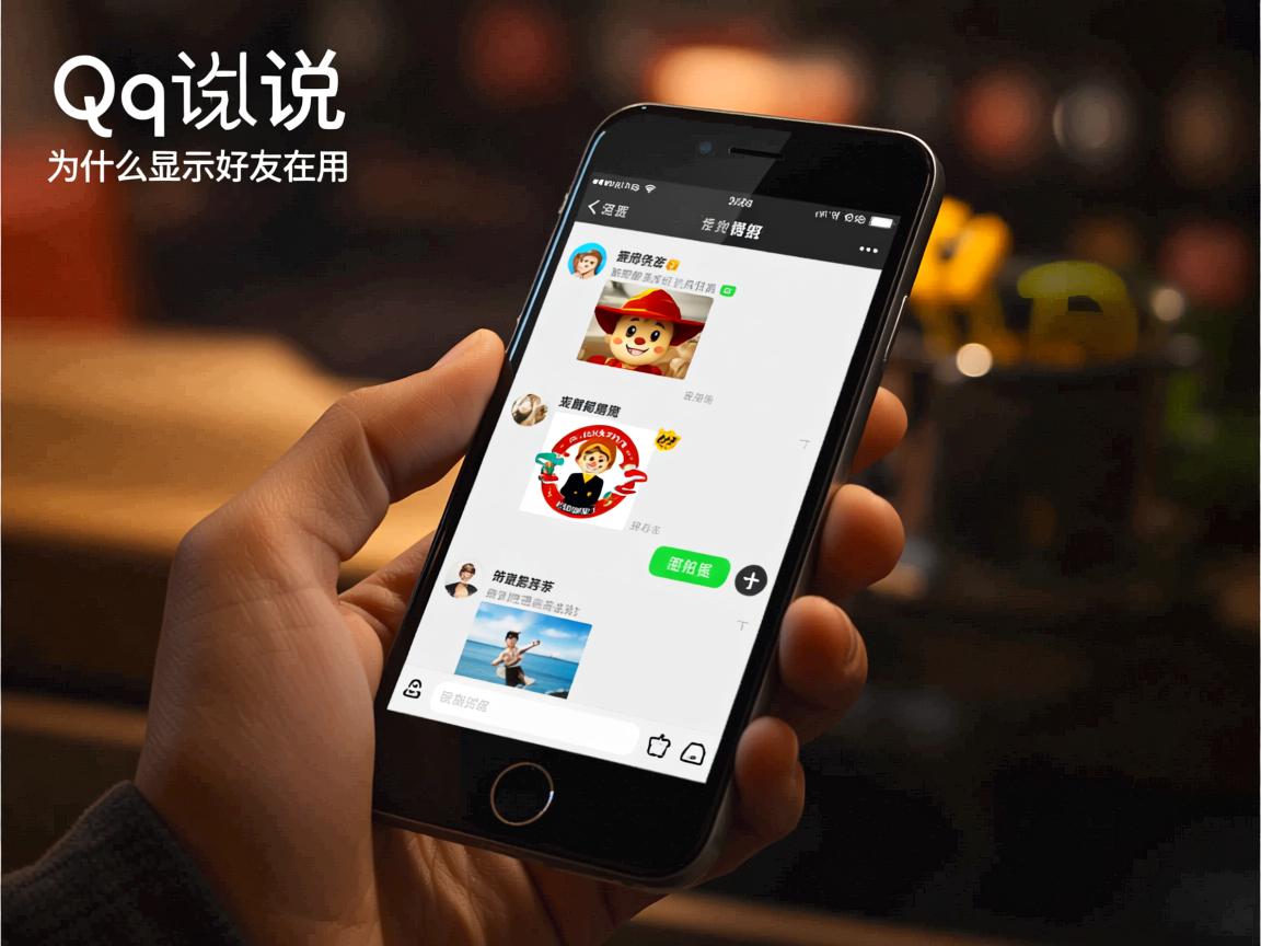 Qq发说说为什么显示好友在用