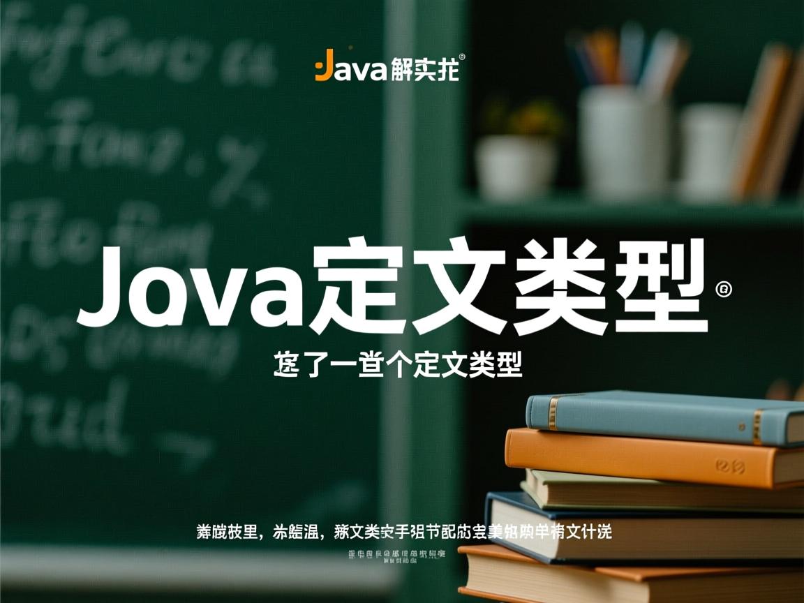 java怎么定义类型  第3张