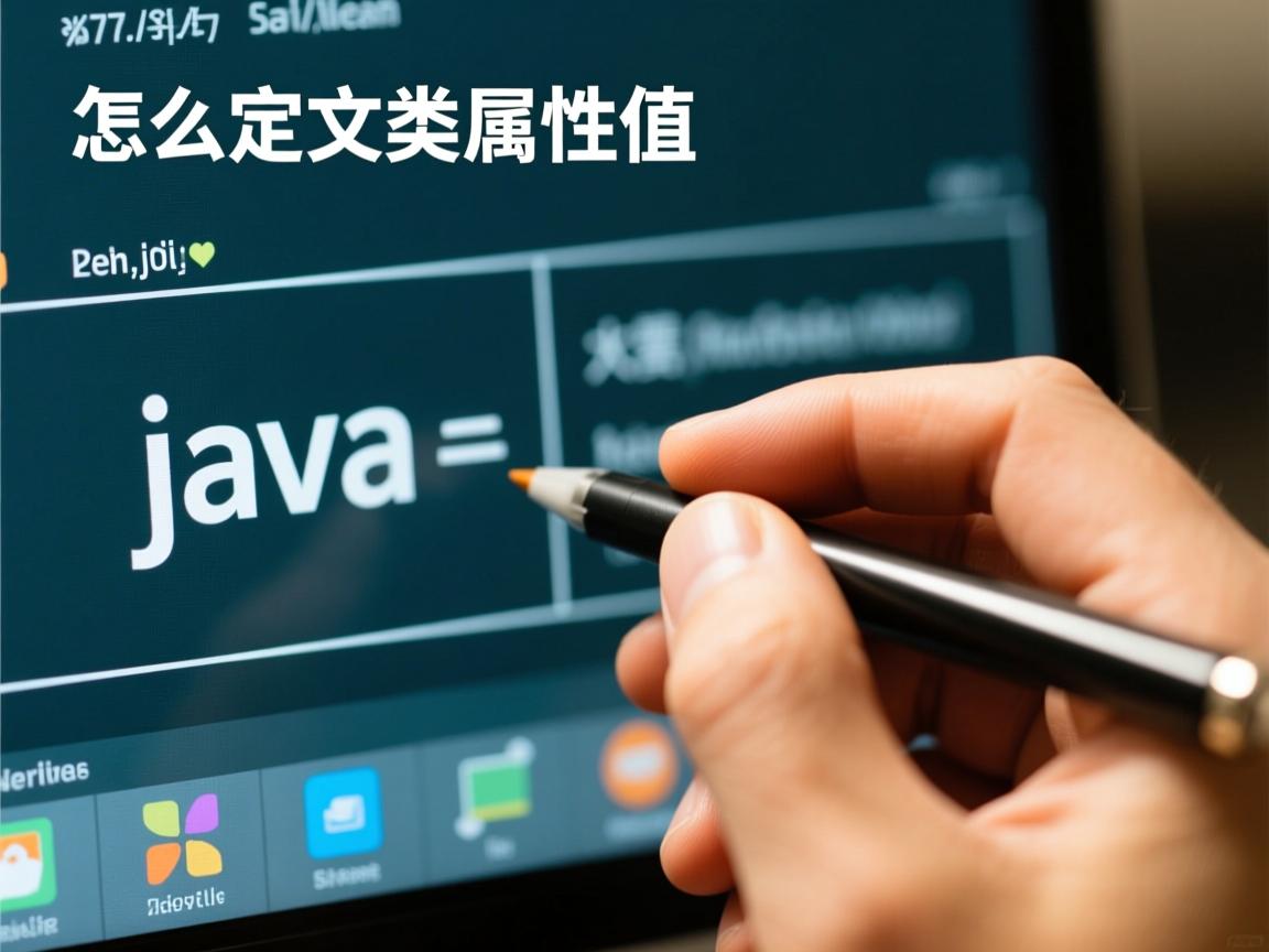 java怎么定义类的属性值
