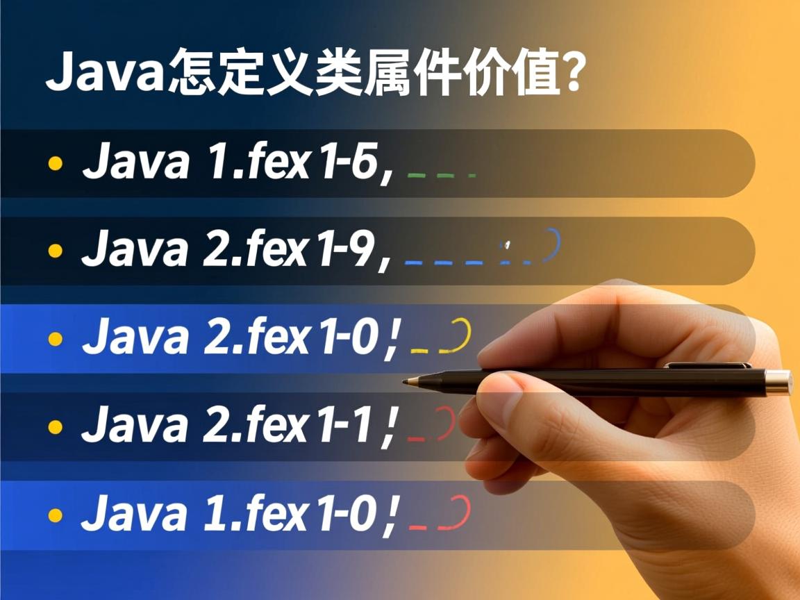 java怎么定义类的属性值  第3张