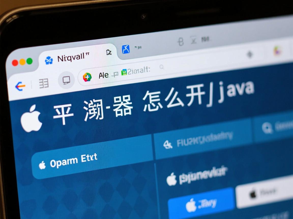 苹果浏览器怎么开java