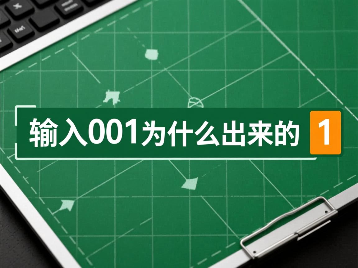excel输入001为什么出来的是1  第3张