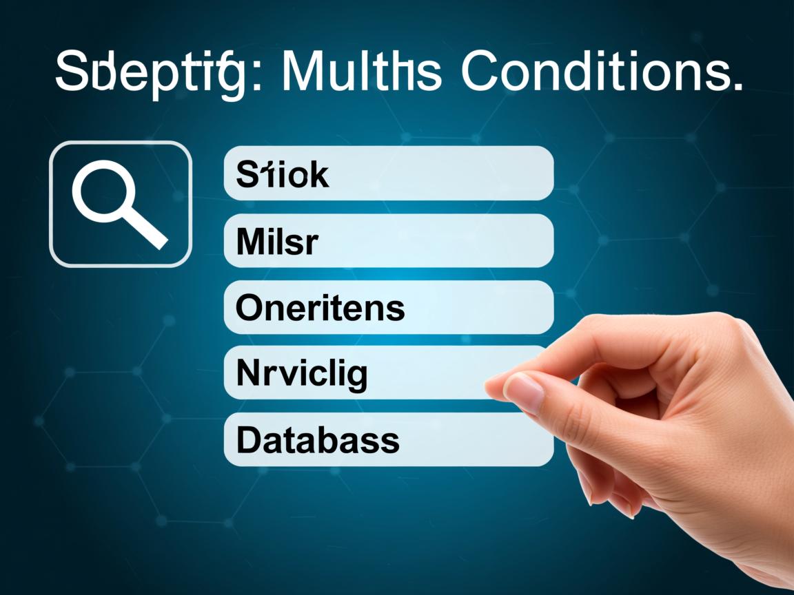 怎么筛选多个条件的数据库  第2张