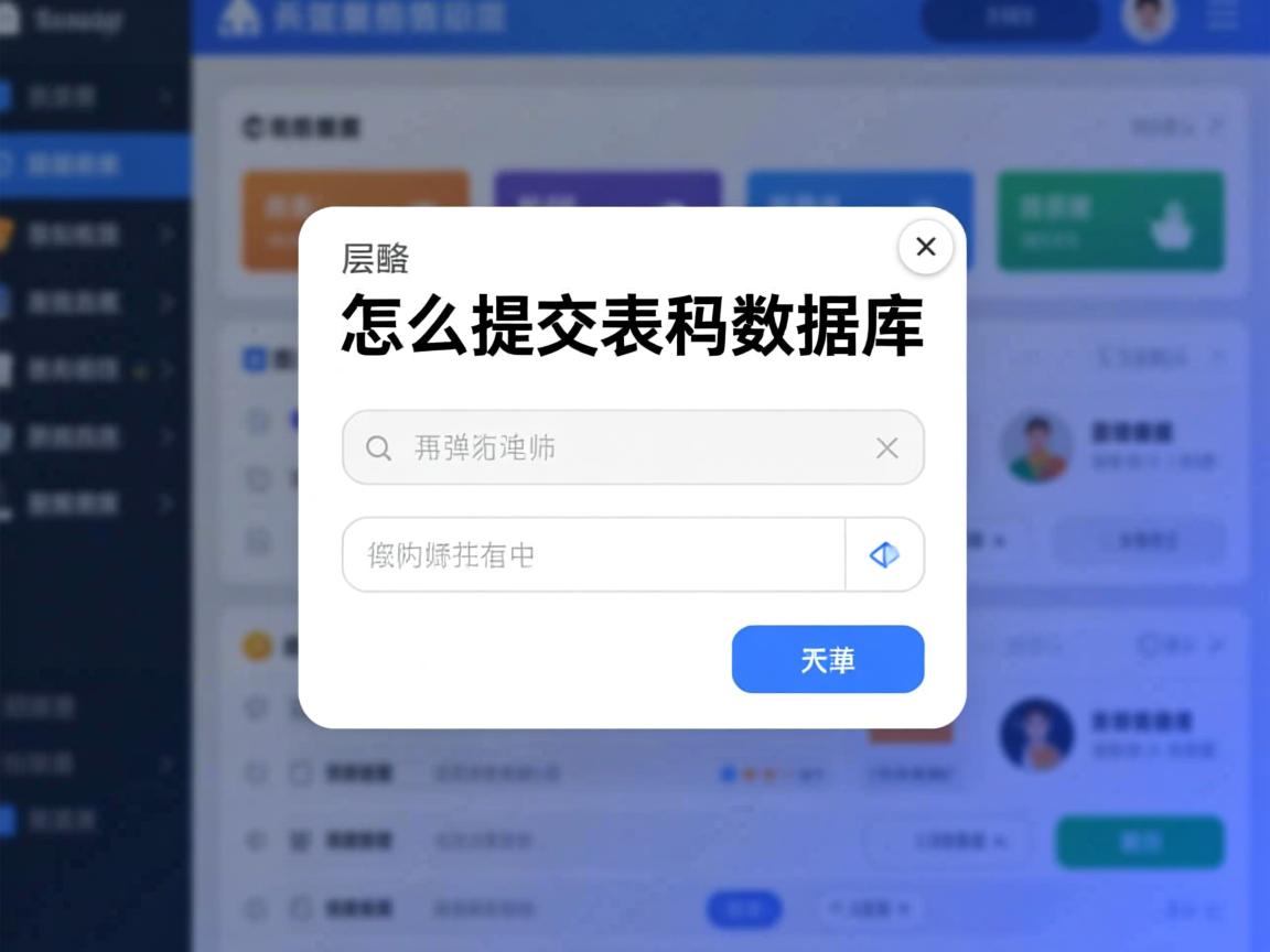 弹出层怎么提交表单数据库 第1张 弹出层怎么提交表单数据库 第1张