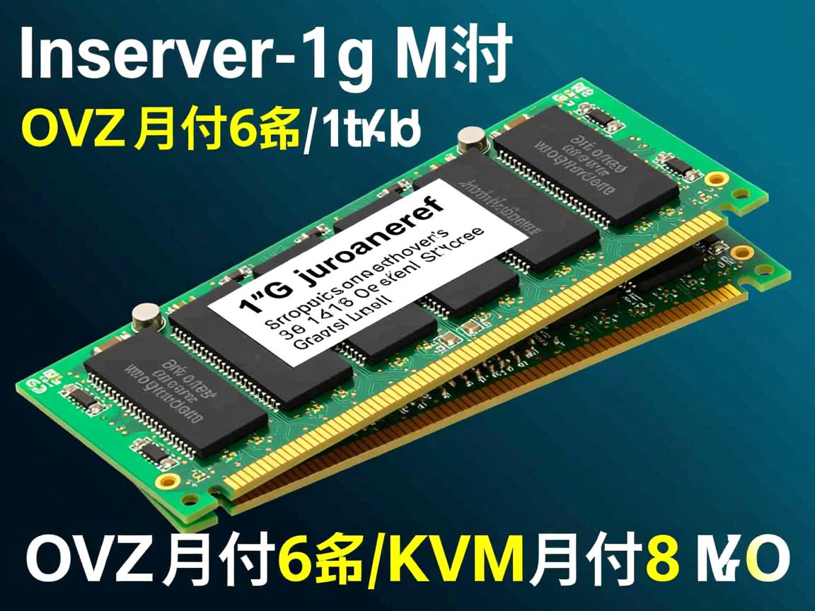 interserver-1g内存的OVZ月付6刀/KVM月付8刀