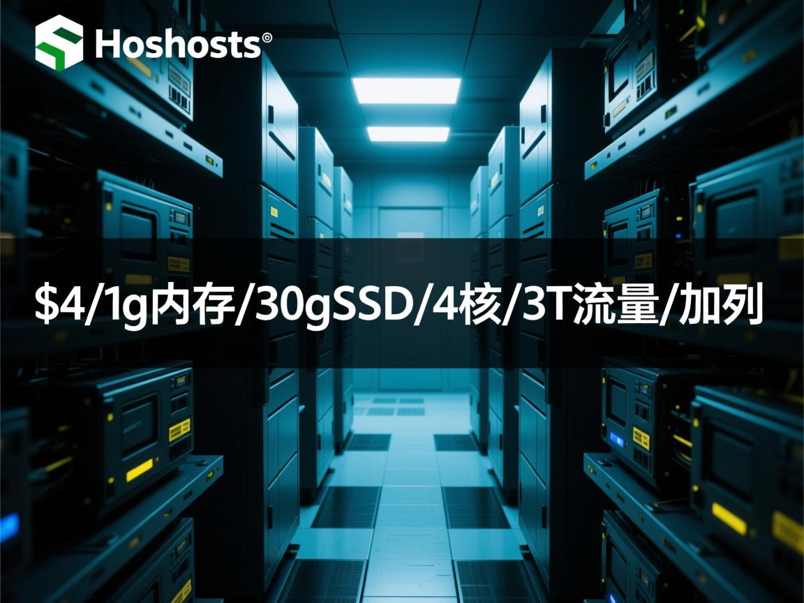 reversehosts-$4/1g内存/30gSSD/4核/3T流量/加州  第3张