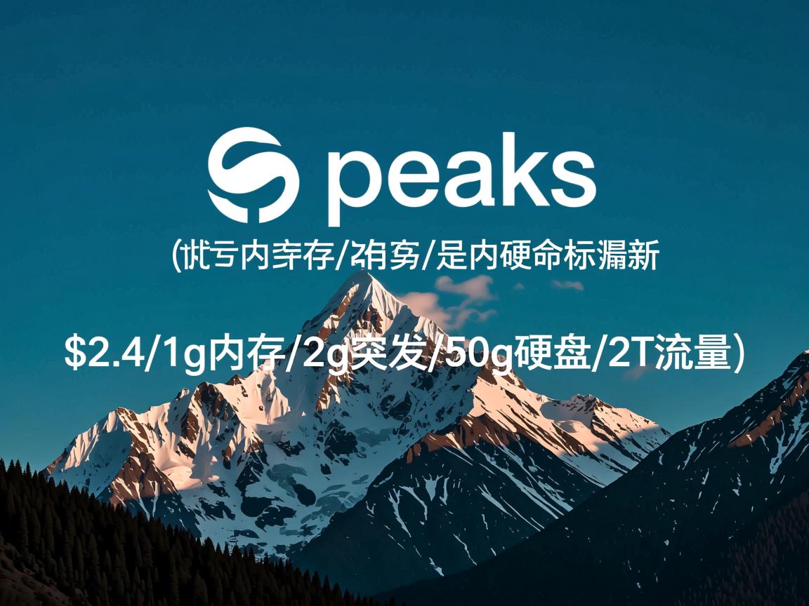 peakservers-$2.4/1g内存/2g突发/50g硬盘/2T流量 第2张 peakservers-$2.4/1g内存/2g突发/50g硬盘/2T流量 第2张