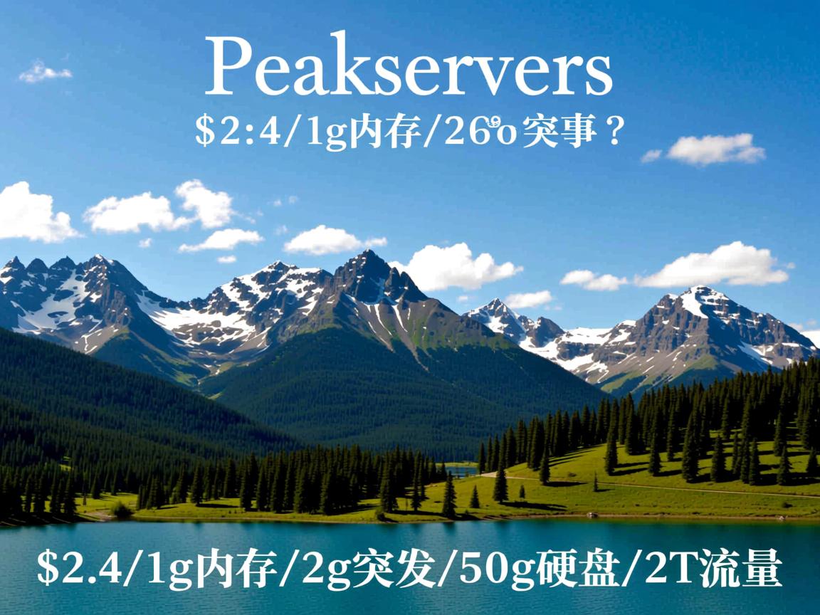 peakservers-$2.4/1g内存/2g突发/50g硬盘/2T流量 第3张 peakservers-$2.4/1g内存/2g突发/50g硬盘/2T流量 第3张