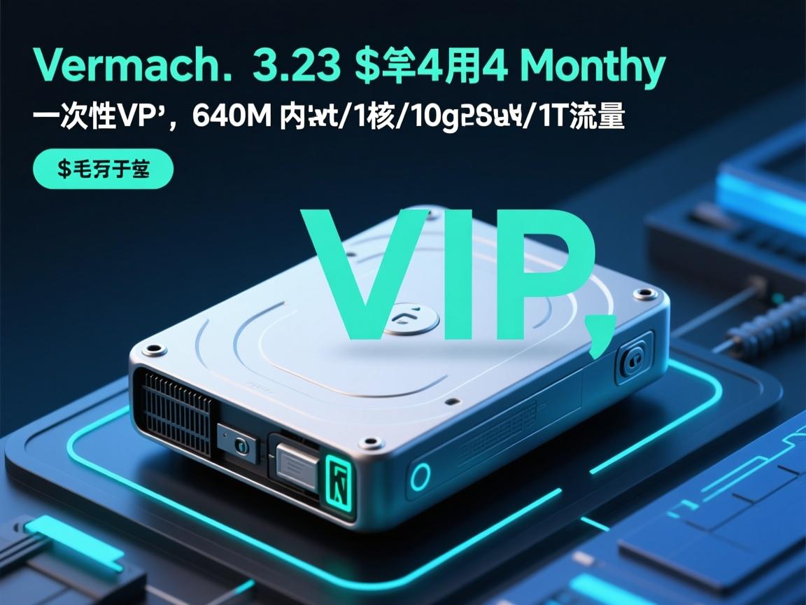virmach：3.23美元用4个月，一次性VPS，640M内存/1核/10g硬盘/1T流量