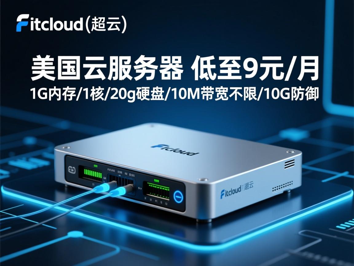 ftlcloud(超云)：美国云服务器，低至9元/月，1G内存/1核/20g硬盘/10M带宽不限/10G防御  第2张