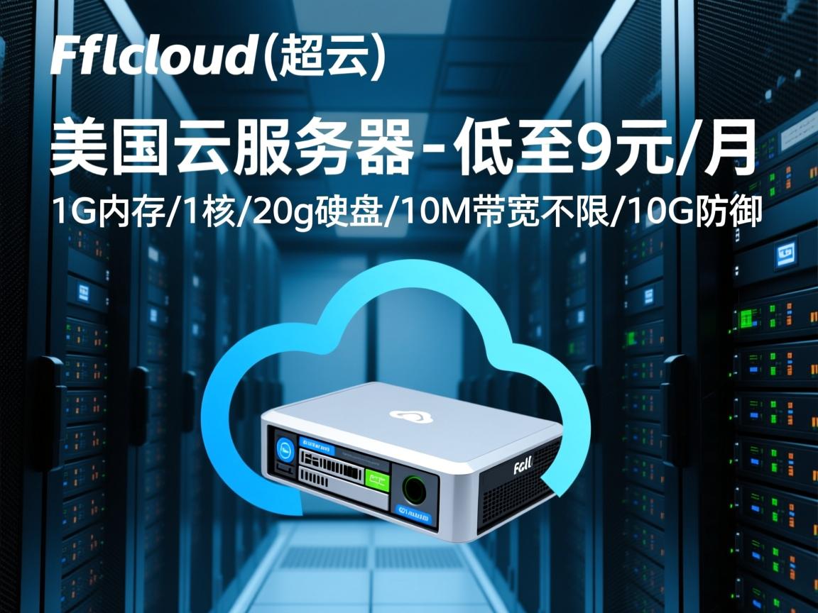 ftlcloud(超云)：美国云服务器，低至9元/月，1G内存/1核/20g硬盘/10M带宽不限/10G防御  第3张