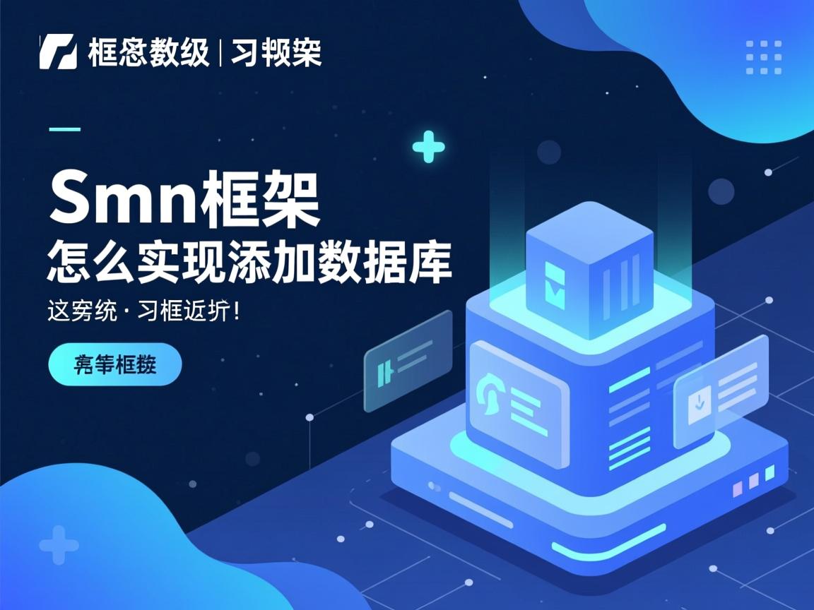ssm框架怎么实现添加数据库 第1张 ssm框架怎么实现添加数据库 第1张